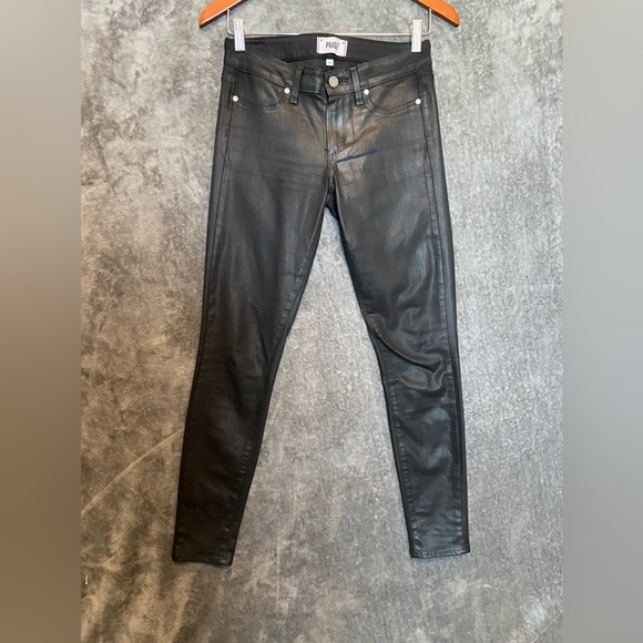 Paige Jeans Women's 27‎ Black Verdugo Ultra Skinny Ankle Pants - Picture 1 of 6
